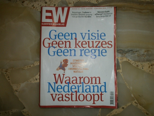 Revista Ew Elsevier Weekblad 19 Oktober 2019 Holanda Politik