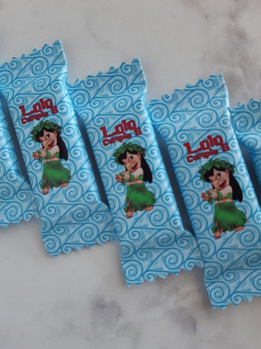 Lilo Y Stitch Candy Bar Personalizado Golosinas 10 Niños