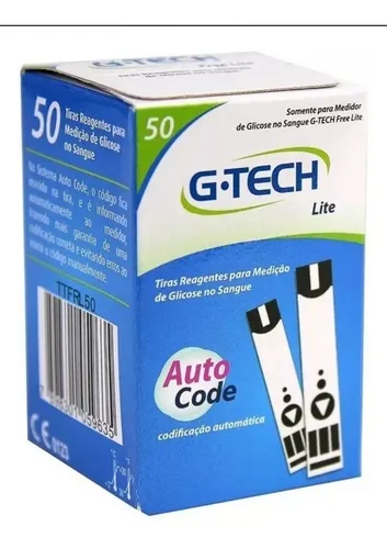comprar Tiras Medir Diabetes G Tech Lite Compre 2 * O Frete É Grátis