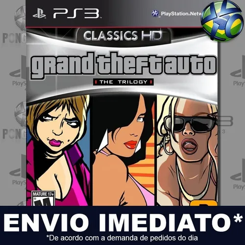 GTA Trilogy (PS2 Classic) Mídia Digital Ps3 - kalangoboygames