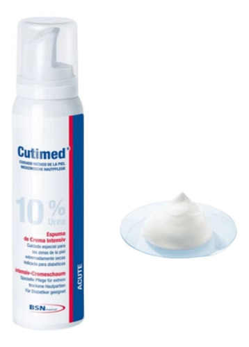 Cutimed Acute Espuma De Crema Hidratante 10% Urea 125ml