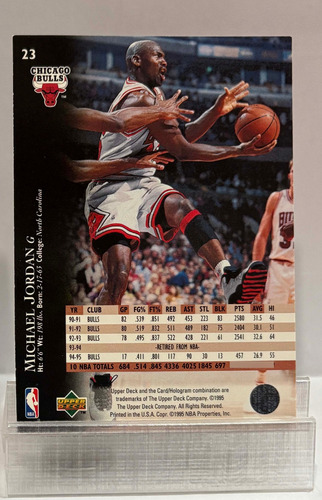 Michael Jordan Upper Deck 95 96 (23) (Usado)