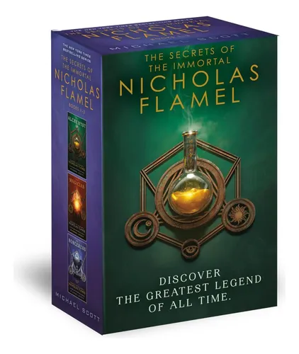 Libro: Los Secretos Del Inmortal Nicholas Flamel, Caja