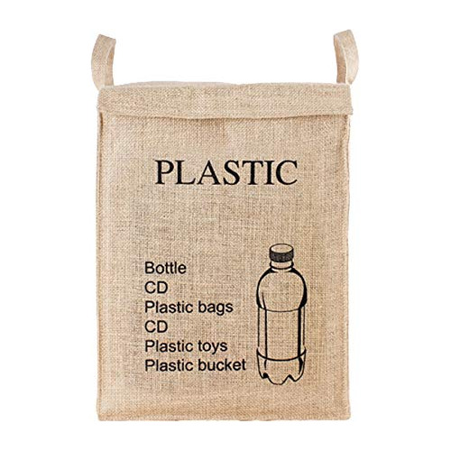 Bolsa De Reciclaje Resistente Y Ligera Plástico Asas