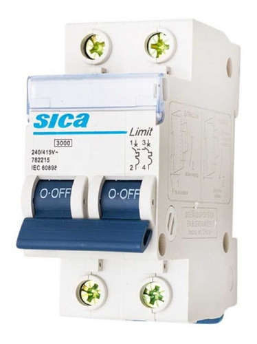 Llave Termica Sica Bipolar 10-16-20-25-32 Amp !!!oferta!!!!!