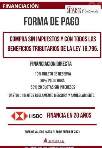 Apartamento En Venta 1 Dormitorio