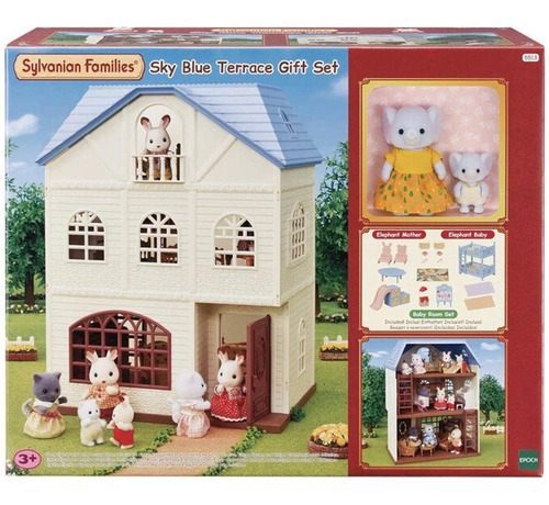 Sylvanian Families Casa Casita 3 Pisos Balcón Juguete Muñeco