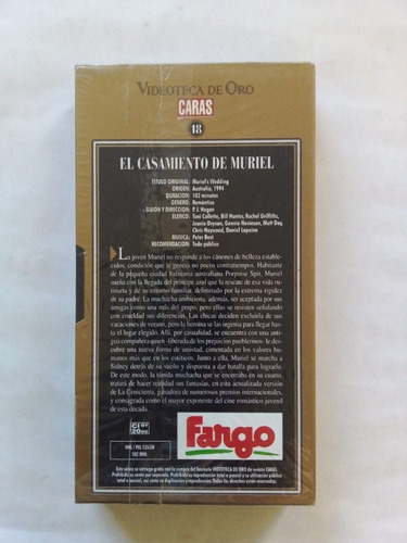 Imagen 2 de 2 de El Casamiento De Muriel - Hogan - Ciby2000 1994 - Vhs