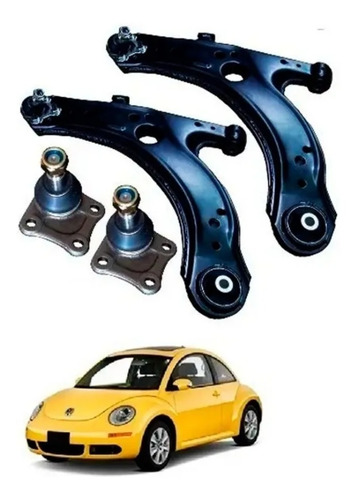 Par Bandeja Balança New Beetle Ano 1999 Até 2002 Com Pivô
