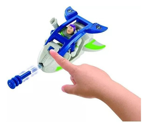 Boneco Imaginext Buzz Lightyear Com Nave Espacial T2740