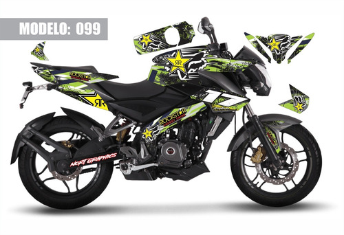 Calcomanias ¡200ns Rockstar Alpinestar Pulsar! Kit Laminado