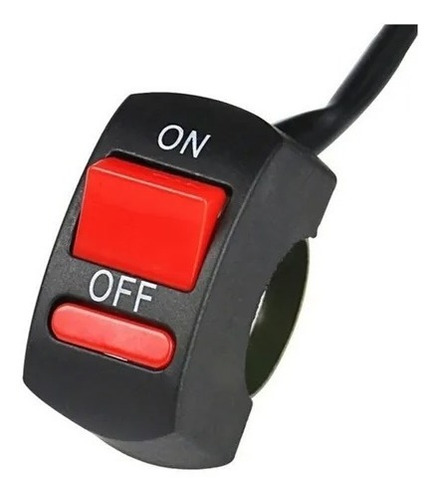 Tecla Switch Eversafe Encendido On Off Para Faro De Moto