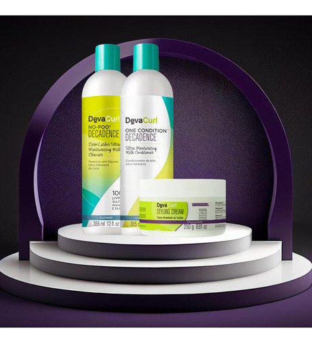 Kit Deva Curl Decadence Sh + Cond + Styling Cream