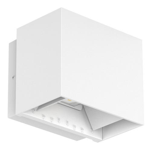 Spot Pared Estanco Led 10w Haz Regulable Alum. Blanco Masled