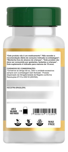 Extrato Própolis Naturals Zinco, D3 E Vit. C 60 Comprimido