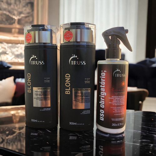 Blond Shampoo Condicionador 300ml Summer Miracle 260ml Truss