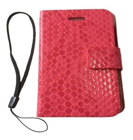 Estuche iPhone 4/4s T/agenda Rosado Croco T/virtual
