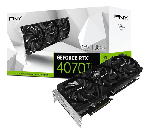 Pny Geforce Rtx 4070 Ti 12gb Verto Triple Fan Tarjeta Gráfic