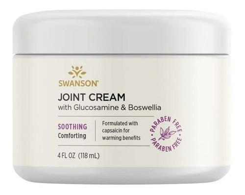 Swanson | Joint Cream With Glucosamine & Boswellia I 4 Fl Oz