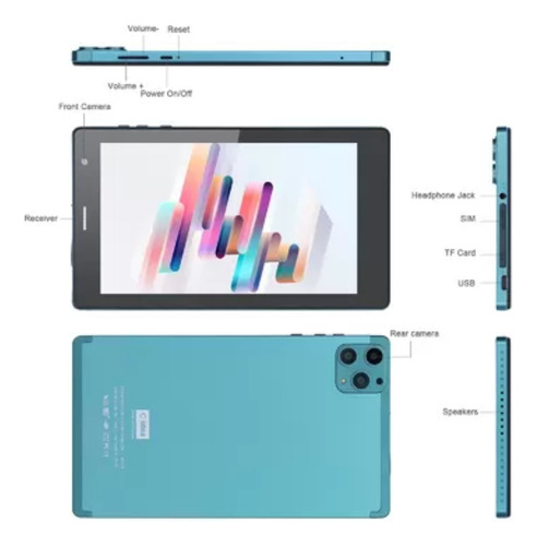 Tablet C Idea Cm513 Pro 5g 7 8gb 512gb.nuevo Caja Completa Azul