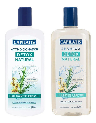 Equilibrante Purificante Capilatis Shampoo Acondicionador