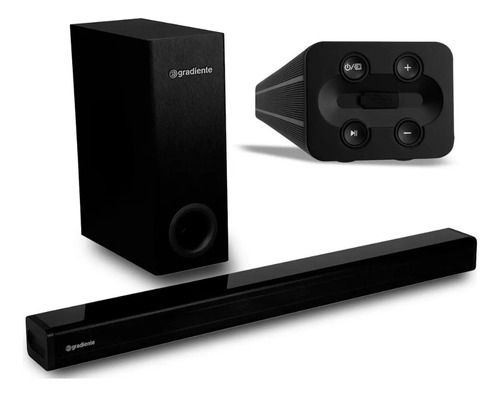 Soundbar Home Cinema Emotion 2.1 Canais Gsb6m Gradiente Cor Preto 110v/220v