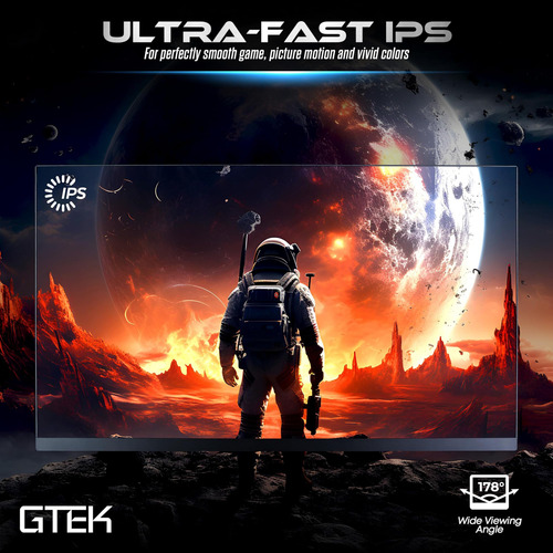 Monitor De Juego Gtek 240hz 2k, Pantalla De 27 Pulgadas Wqhd