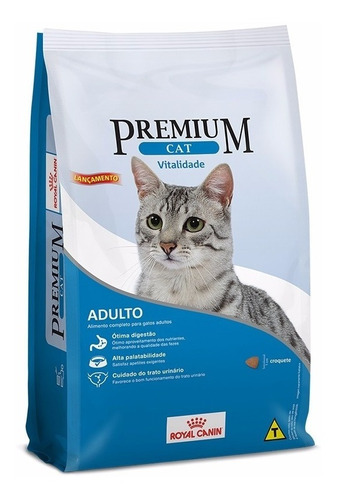 Ração Royal Canin Premium Cat Vitalidade 10,1 Kg