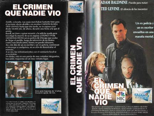 El Crimen Que Nadie Vio Vhs Murder In High Places 1991