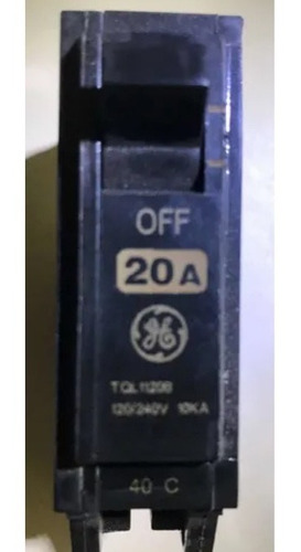 Breaker Tql 1 X 20 Amp 1 Polo Tql1120b General Electric 1x20