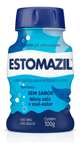 Estomazil Sem Sabor Pó Efervescente Frasco 100g