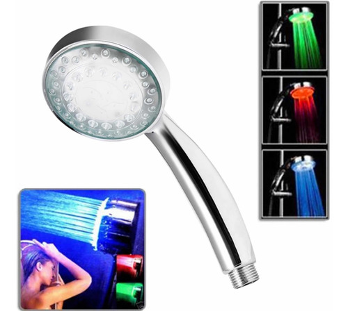 Duchas Luz Led Multicolor Temperatura