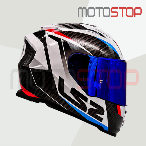 Casco Integral Ls2 Ff800 Azul Rojo / Mica Azul Certificado