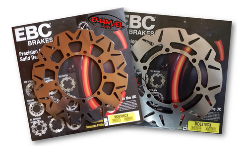 Juego Discos De Freno Ebc Brakes Kawasaki Klr 650 Año 08-09