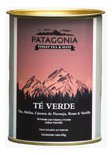 Té Hebras Patagonia Finest Tea - Lata X 80 G