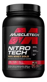 Proteína de suero Nitro Tech 100% Whey Gold 907 g Muscle Tech