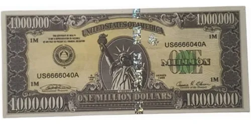 comprar Billete Suerte Fantasia 1,000,000 Dólares Estatua Libertad