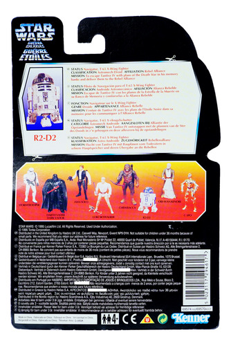 Star Wars Power Of The Force Red R2 D2 Europe Ver
