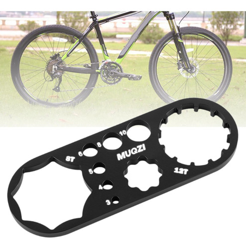 Llave Para Tapas De Horquilla De Bicicleta Negro 8t 12t