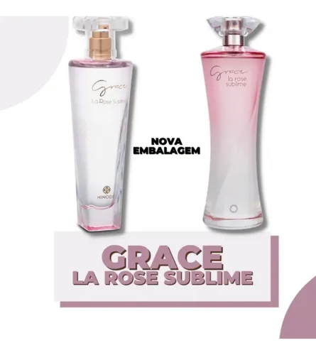 Fragr ncia Hinode Grace La Rose Sublime Perfume Original