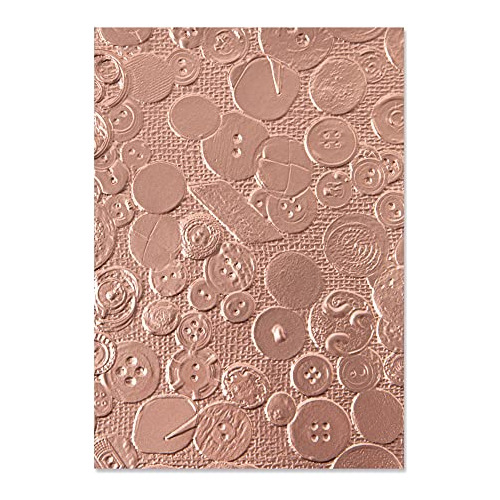 Carpeta De Relieve 3d Botones Vintage De Eileen Hull, 6...