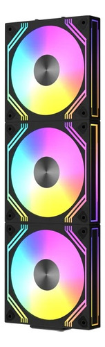 Coolerfan Raidmax Kit Modular 3en1 Argb Pwm Black Soy Gamer Led Negro