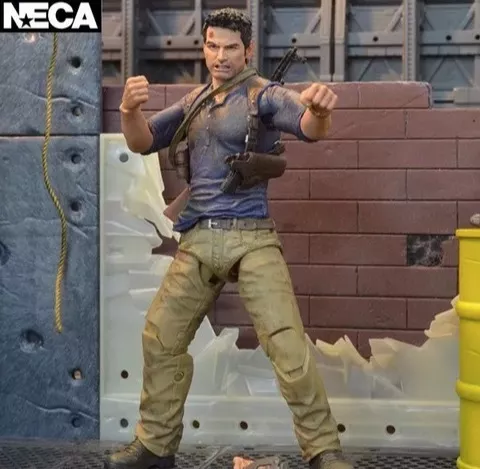 Boneco Nathan Drake Uncharted 4 Neca 17 Cm Ps4