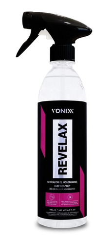 Revelador De Holografias Na Pintura Revelax Vonixx 500ml