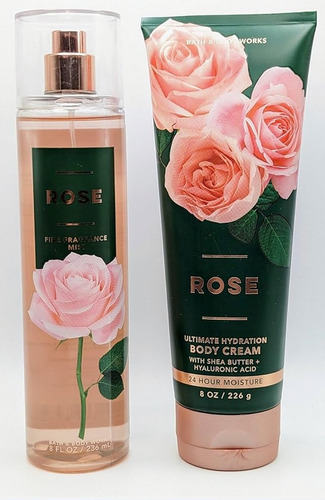Body Mist Y Body Cream Rose Bath & Body Works