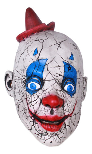 Máscara De Payaso Casco Casco De Látex Sonriente Joker