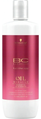 Shampo Schwarzkopf Oil Miracle Bc Hair Therapy Brazil Litro