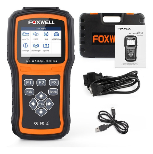 Escáner De Diagnóstico Automático Foxwell Nt630 Plus Obd2