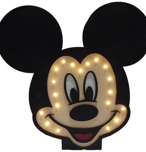 Lámpara Infantil Led/ Lámpara Mickey Mouse/ Velador