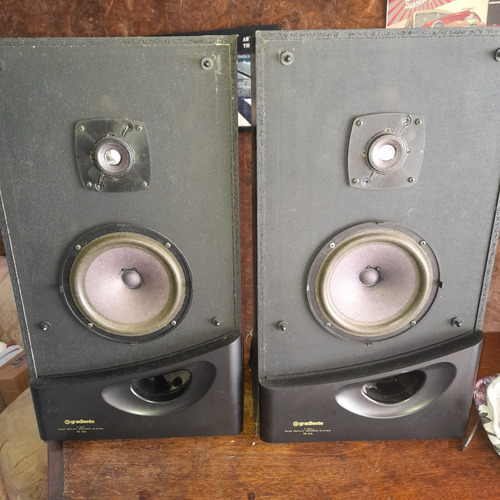 Imagem 8 de 10 de Caixa Acustica Gradiente W 20 Antiga Par Funciona 12w 4ohms
